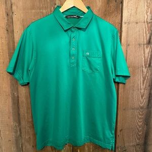 Travis Mathew Golf Shirt in Green XL